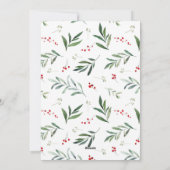 Christmas 3 Photo Collage Mistletoe Carte de vacan (Dos)