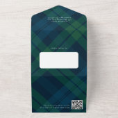 Christmas 4 Photo Grey Code QR Carte de vacances (Dehors)