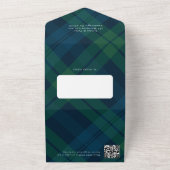 Christmas 4 Photo Grey Code QR Carte de vacances (Dehors)