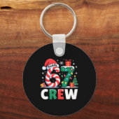 Christmas 67 Crew Daddy 6-7 Funny Matching Candy H Sleutelhanger (Voorkant)