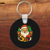 Christmas 67 Funny Xmas Santa Six Seven Meme Gen A Sleutelhanger (Voorkant)