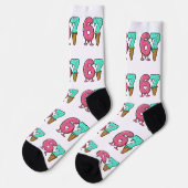 Christmas 67 Ice Cream Socks, dripping design Sokken (Links)