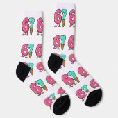 Christmas 67 Ice Cream Socks, dripping design Sokken (Rechts)