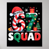 Christmas 67 Squad Brother 6-7 Funny Matching Cand Poster (Voorkant)
