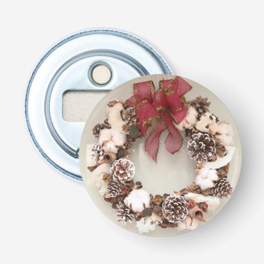 Christmas A Button Flesopener (Voorkant)