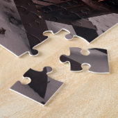 CHRISTMAS A-FRAME CABINE HOUSE JIGSAW PUZZLE (Côté)