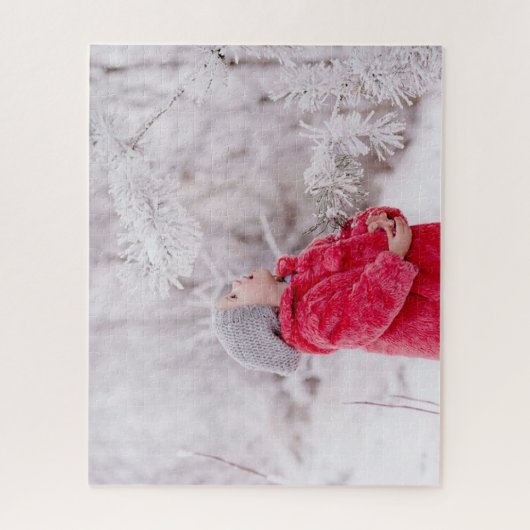 Christmas | Aangepaste foto Jigzaag Puzzle Gift Legpuzzel (Verticaal)