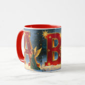 Christmas ABC Festive Holiday Coffee Mug (Devant gauche)