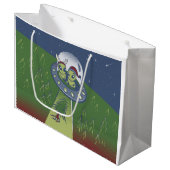 Christmas abduction groot cadeauzakje (Voorkant Gekanteld)