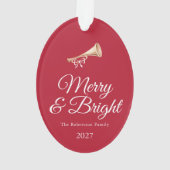 Christmas Acrylic Ornament with Toy Soldier (dos)