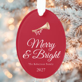 Christmas Acrylic Ornament with Toy Soldier