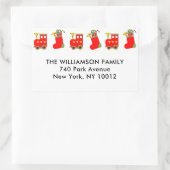 Christmas address labels (Tas)