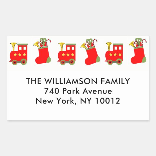 Christmas address labels (Voorkant)