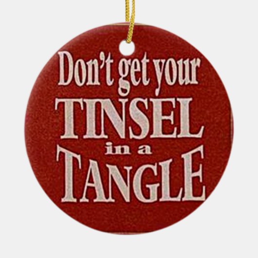 CHRISTMAS ADULT HUMOR ORNAMENT (Voorkant)
