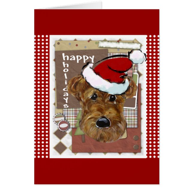 CHRISTMAS AIREDALE (Voorkant)
