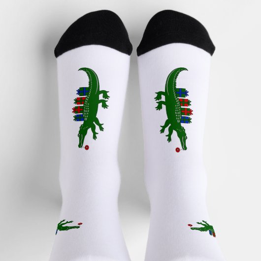 Christmas Alligator Crew Socks Sokken (Top)