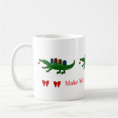 Christmas Alligator Mug (Gauche)