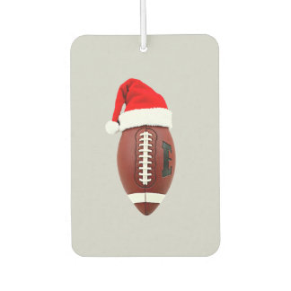 Christmas American Football Ball Santa Hat (3) Luchtverfrisser