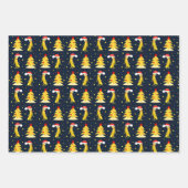 Christmas and banana inpakpapier vel (Voorkant)