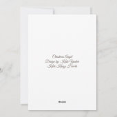 Christmas Angel briefkaart VAN: Katie Yonker (Achterkant)