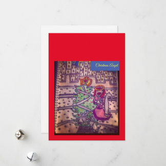 Christmas Angel briefkaart VAN: Katie Yonker