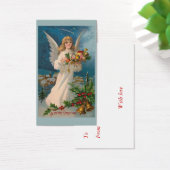 "Christmas Angel" Cadeau Label Visitekaartje (Bureau)