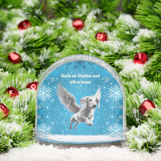 Christmas Angel Dachshund Sneeuwbol (Kerstmis)