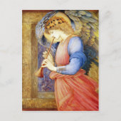 Christmas Angel Edward Burne-Jones Postcard Feestdagenkaart (Voorkant)