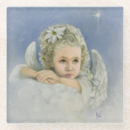 Christmas Angel Glass Onderzetter Glazen Onderzetter