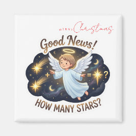Christmas Angel Good News Math & Counting Game  Magneet