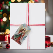 Christmas Angel In Red & Green Velvet Custom Cadeaulabel