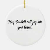 Christmas Angel Ornament with a Bell (Achterkant)