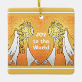Christmas Angels aankondiging Keramisch Ornament (Voorkant)