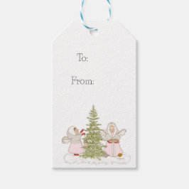 Christmas Angels Cadeau Labels Cadeaulabel