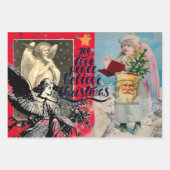 CHRISTMAS ANGELS Envelopper le papier ensemble de (Devant 3)