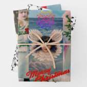 CHRISTMAS ANGELS Envelopper le papier ensemble de (En situation)
