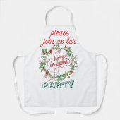 christmas apron schort (Voorkant)
