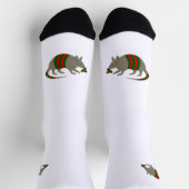 Christmas Armadillo Crew Socks Sokken (Top)
