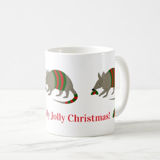 Christmas Armadillo Mug (Devant droit)
