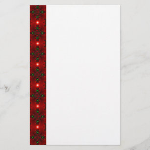 Christmas Art Deco in Retro style Briefpapier