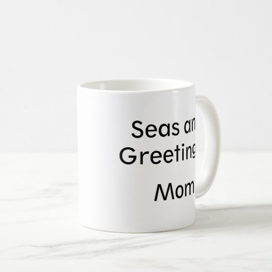 Christmas at the Beach Personalized Mug (Devant droit)