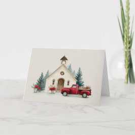 Christmas at the Chapel Feestdagen Kaart