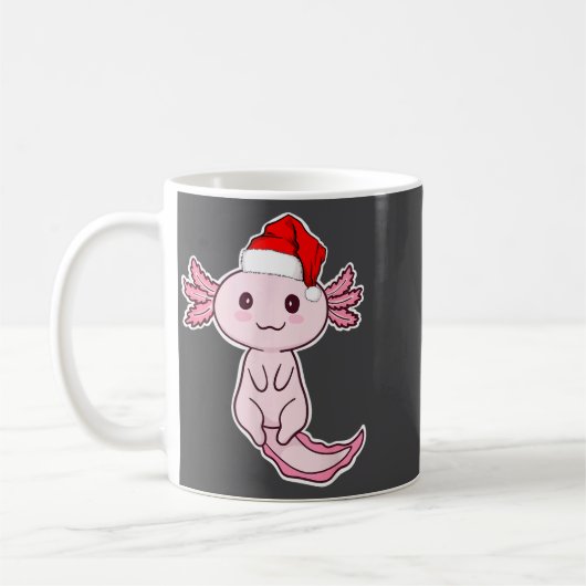 Christmas Axolotl  Koffiemok (Links)