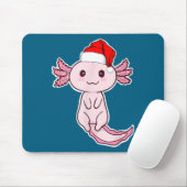 Christmas Axolotl  Muismat (Met muis)
