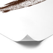 Christmas B Fishing Wearing Santa Hat  Poster (Hoek)