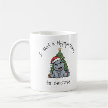 Christmas Baby Hippo Mug