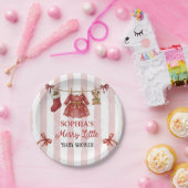 Christmas Baby Shower  Papieren Bordje (Feest)