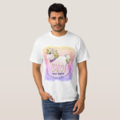Christmas Baby Unicorn T-shirt (Voorkant volledig)