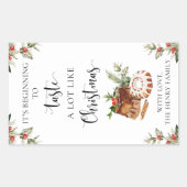 Christmas Baking Gift Label Stickers (Voorkant)