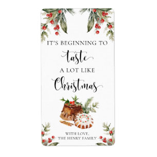Christmas Baking Gift Label Stickers